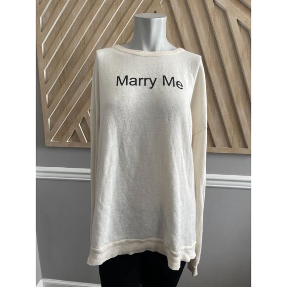 WILDFOX Marry Me Juliet Barefoot Oversized Sweater - Size XS - Picture 3 of 6